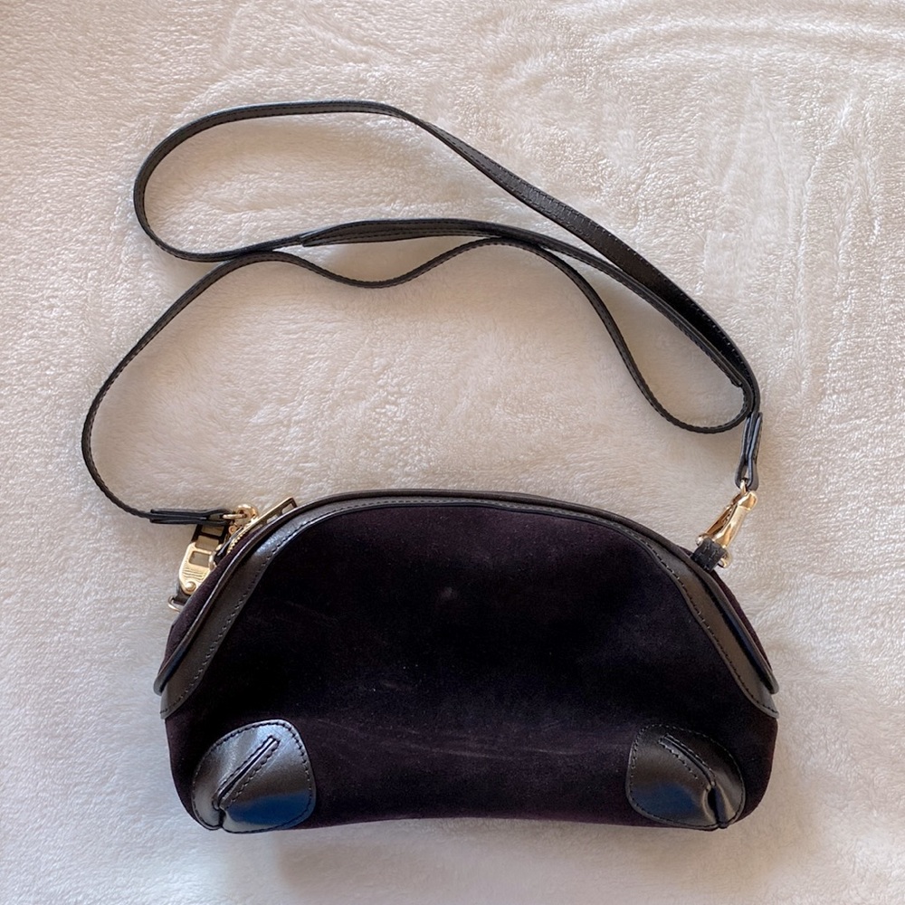 Burberry Suede Crossbody Bag